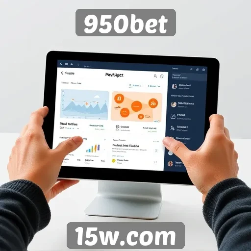 Interface e experiência do usuário no 950bet